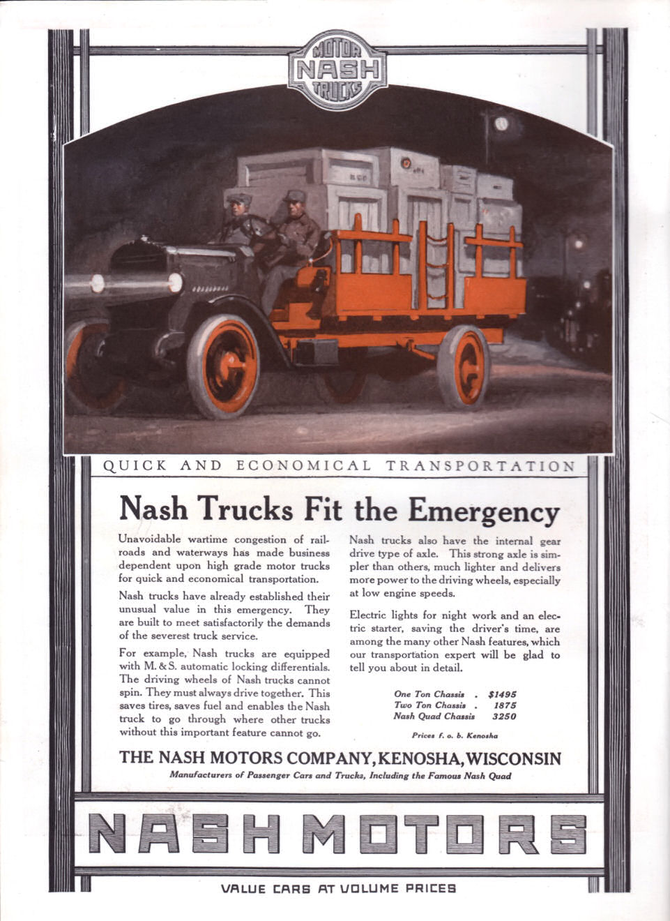 1918 Nash Truck